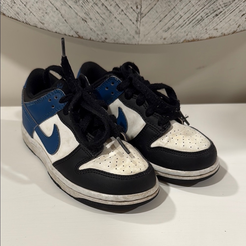 Nike Black and Blue dunks 12c